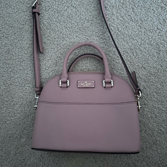 kate spade Handbags - kate spade Dusty Mauve Dome Satchel with Silver Hardware